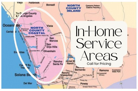 in home service areas in north county san diego